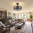 16.5"Caged Ceiling Fan with Light and Remote,Quiet Reversible DC Motor,E26 Socket