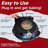 CULINARY CHEF Electric Pizza Oven with Ceramic Stone, Viewing Window, Adjustable Heat Control-104201531