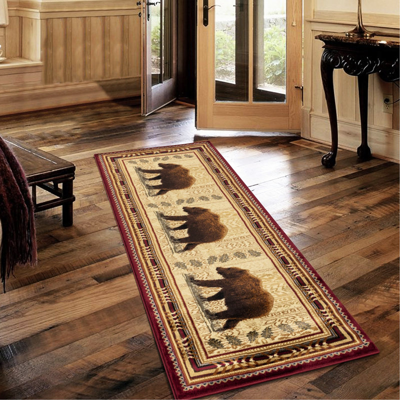 Stain 2 pi. Tapis rouge en polypropylène X 3