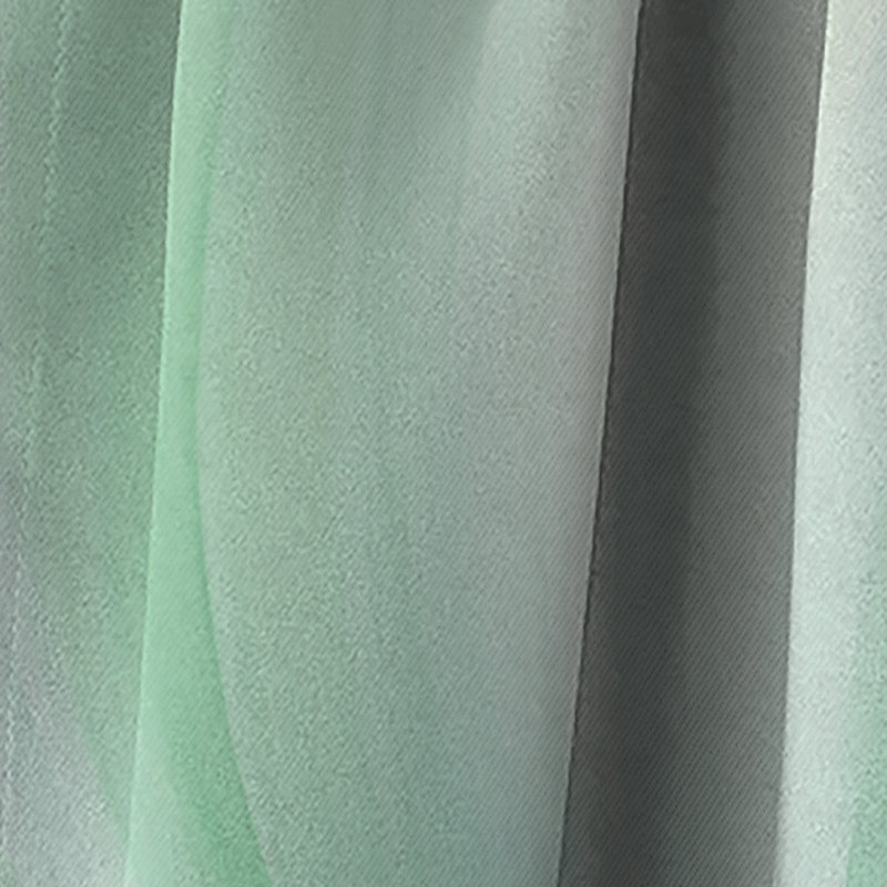 Green Whispering Wave Spiral - Rideau en spirale - Rideau abstrait occultant - 1 panneaux, L 52 po x L 120 po