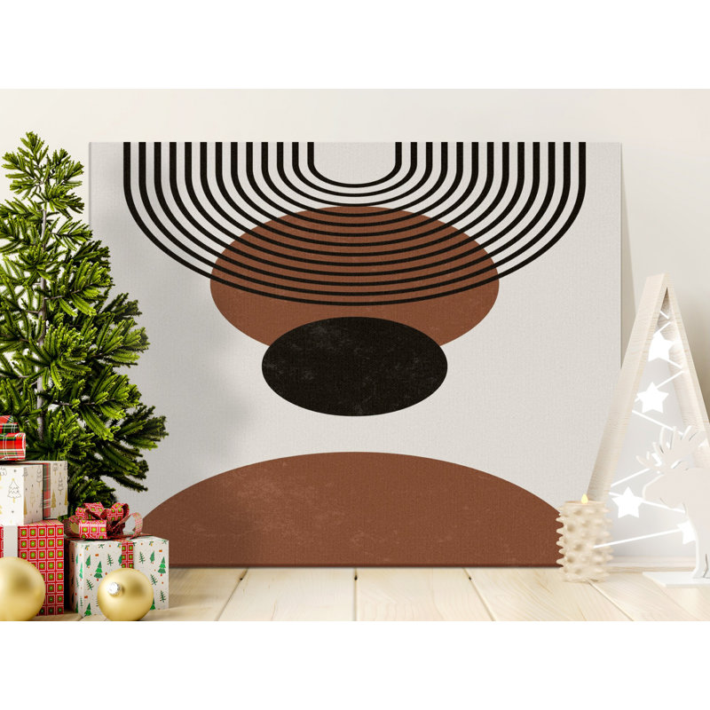 Wrapped Canvas Print Set, 101.6 cm H x 152.4 cm W, Brown/Black
