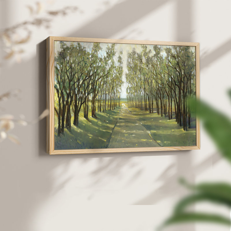 Chemin forestier - reproduction encadrée - réaménageable, Naturel, H 16 po x l 20 po