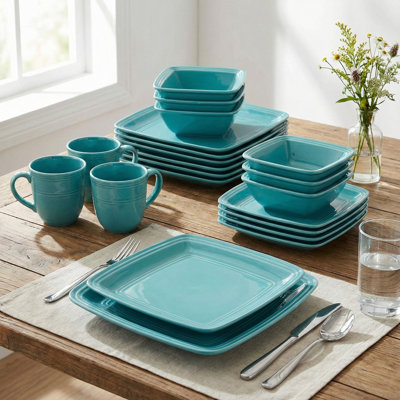 Vernice Piece Stoneware Dinnerware Set - Service for 4