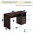 Classic Computer Desk with Multiple Drawers-482495286-409186052