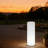 Remote-controlled Color-changing Led Outdoor Floor Lamp - Cylinder Design