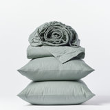 Organic Crinkled Percale Sheet Set