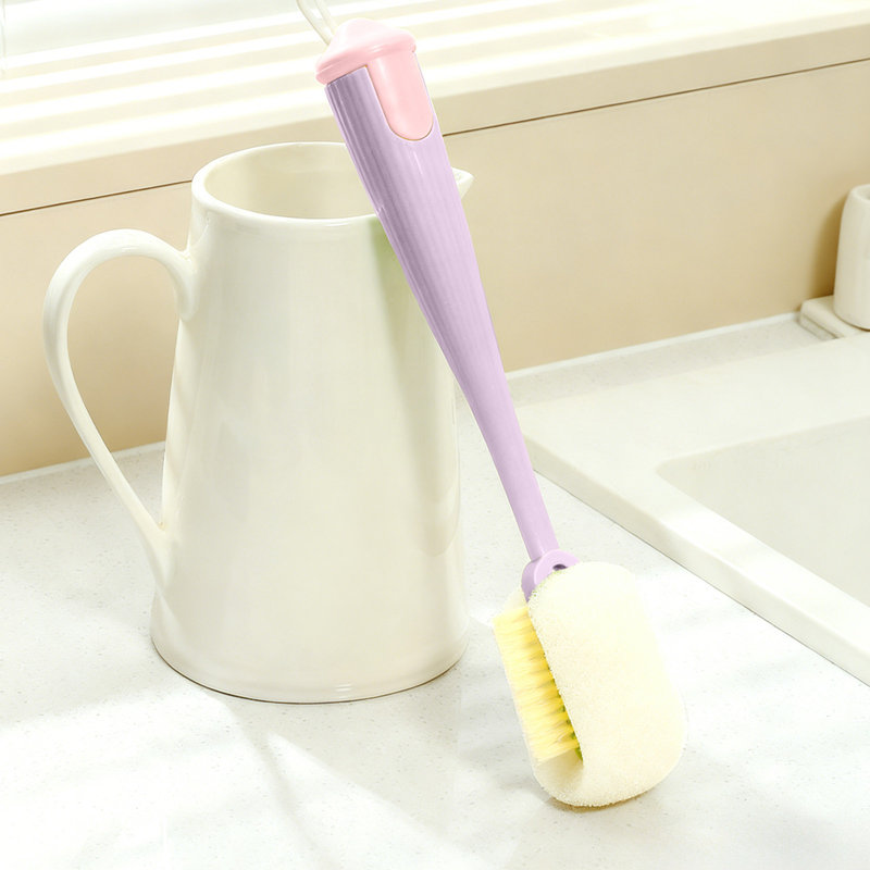 Brosse de nettoyage pour gobelet d'eau, Mauve
