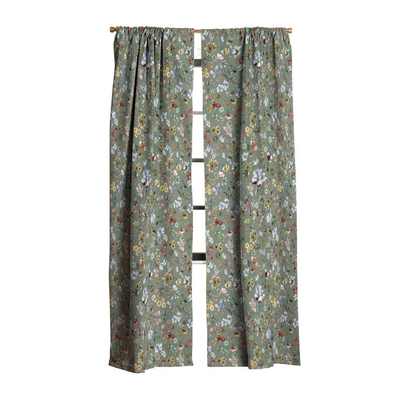 Rideau occultant 1 pièce Ninola Design Wild Nature, L 50 po x L 96 po