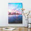 Miami Florida Skyline - Wrapped Canvas-56663235
