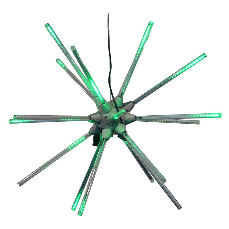 LED 24" Animated Starburst, Green