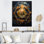 Golden Bitcoin Genesis I, reproduction d'art sur toile