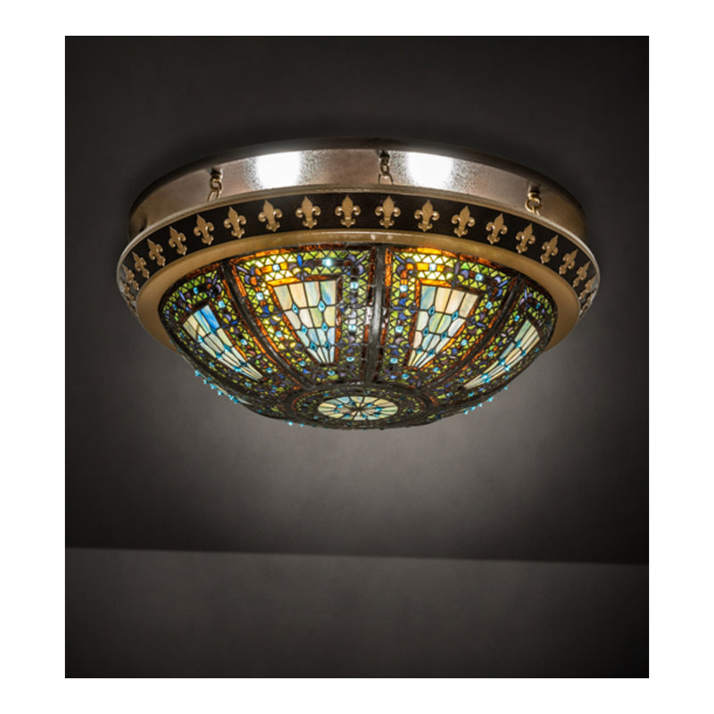 Fleur-de-lis 4 - Light Flush Mount