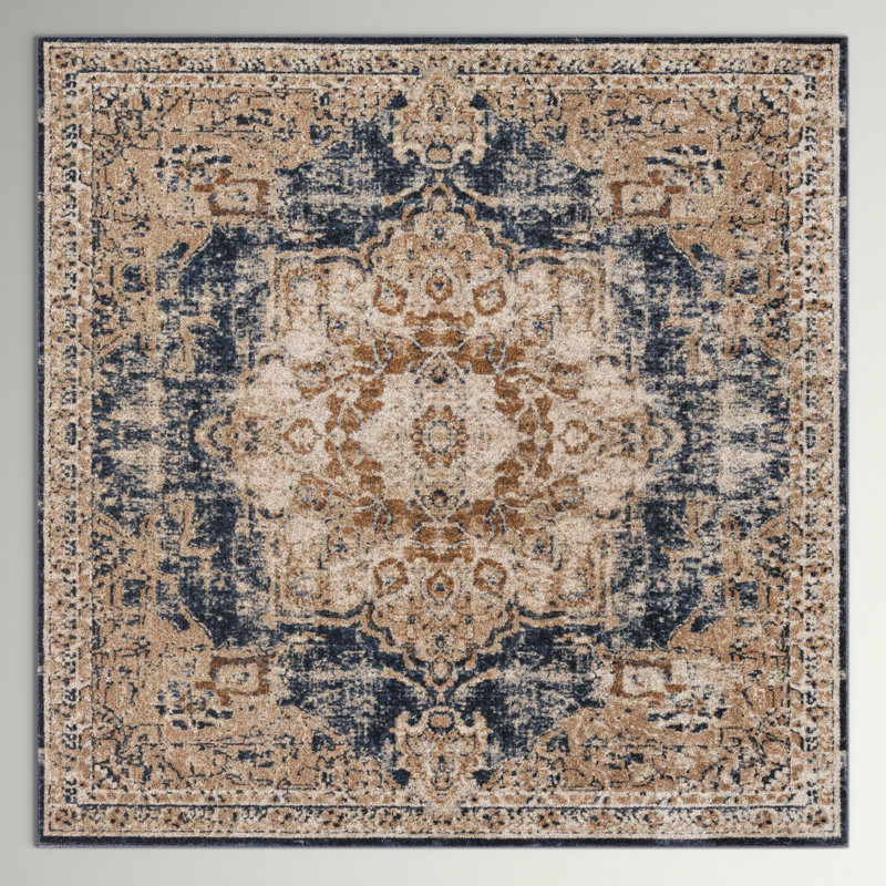 Arloa Oriental Indoor Rug, Square 7'1"