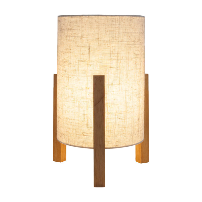 Andreu Wood Tripod Lamp, 32cm H x 22cm W x 22cm D