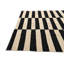 Tapis noir et blanc 3x5