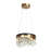 Irma Dimmable LED Wagon Wheel Chandelier
