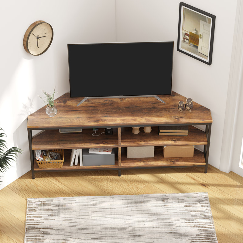 Shafer TV Stand for TVs up to 58", Brown