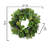 Faux Artichoke Silk 22'' Wreath