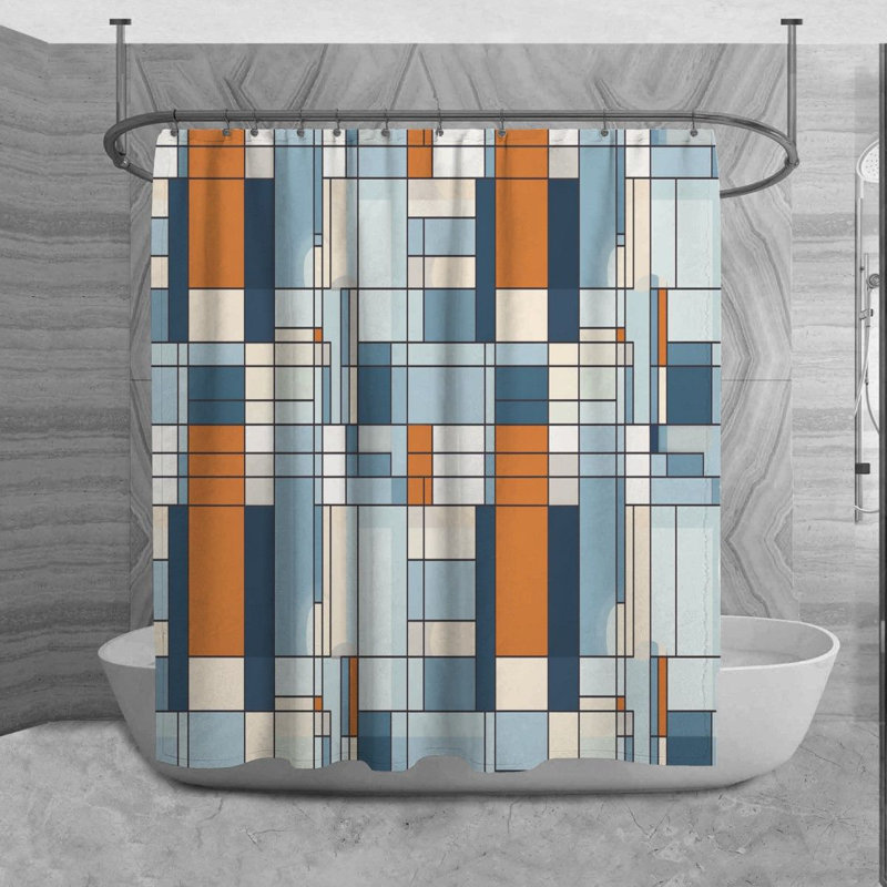 Rideau de douche Kenicia, H 73 po x l 70 po