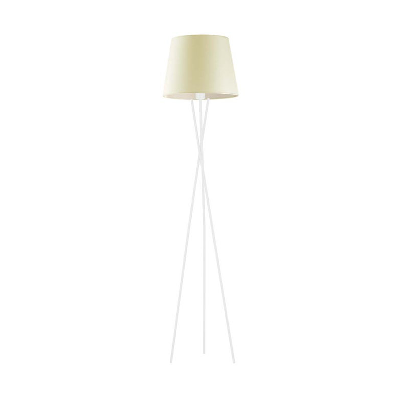 Arlaith 165cm Tripod Floor Lamp, White, Ecru