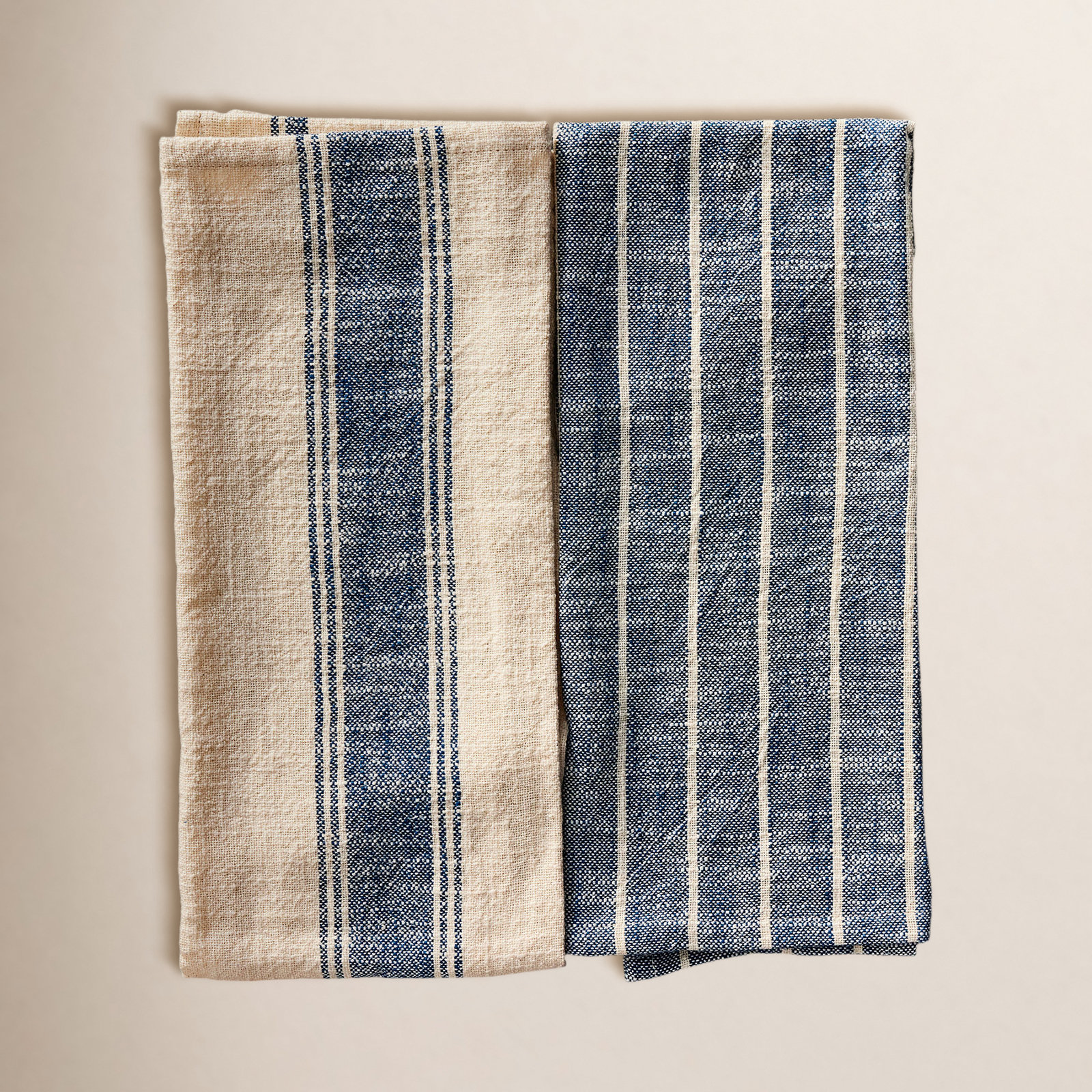 Striped Cotton Tea Towel