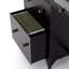 Shadow Box Glass Writing Desk