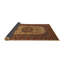 Tapis brun/beige traditionnel Fluharty-337460497