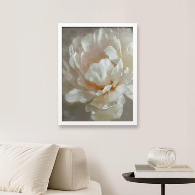 Jardin blanc, Gerbera, marguerite, art mural, impressions florales, décorations pour salon, chambre à coucher