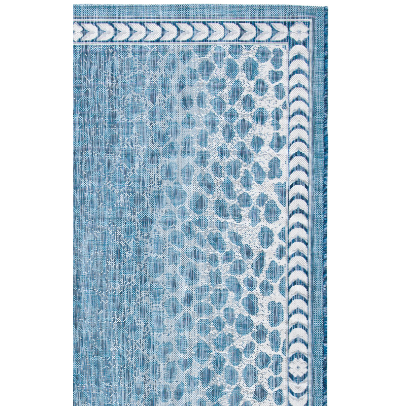 Tapis d'intérieur / extérieur à imprimé animal Aidah Performance, Rectangle 8 pi x 10 pi