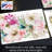 Fragrant Spring Premium Decorative Hardboard Tabletop Placemats 4-Pack