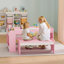 Ensemble de table et de chaises pour enfants, ensemble de table et de banc pour enfants Montessori, table d'activité en bois, tables de bricolage pour enfants avec rangement, bureau pour tout-petits pour la maison, salle de classe