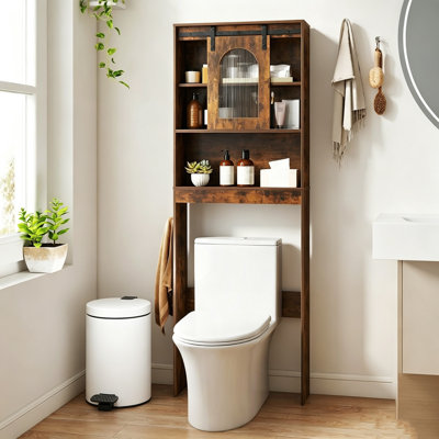 Freestanding Over the Toilet Storage