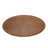 51" Oval Coffee Table, Modern Walnut Wood Cocktail Table with Gold Metal Legs