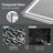 Harana Front and Back Lighting Dimmable Anti-Fog Bathroom/Vanity Mirror with Tempered Glass-1285717139