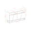 Milian 197 Cm Wide 4 Drawer Sideboard-2058183438