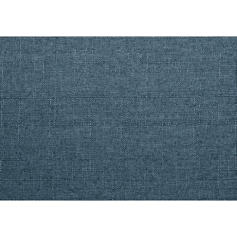 Fabric Upholstered Accent Chair 1Pc Solid Rubberwood Living Room Furniture, Blue Polyester