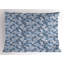 Ambesonne Botanical Pillow Sham 2 Pack Pastel Flourishing Petals Dimgray Pale Blue-100392692