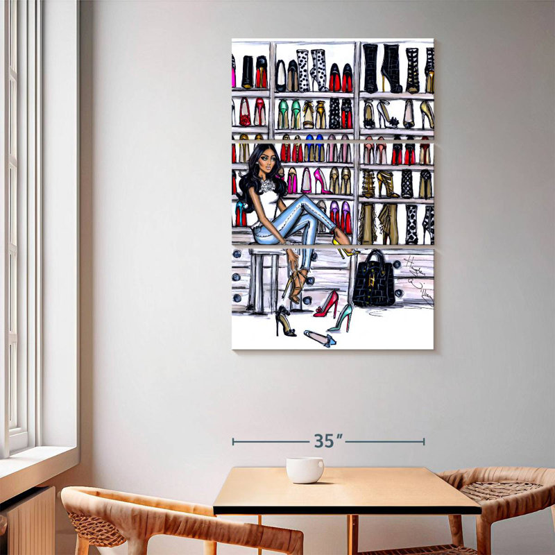 Shuttleworth Shoe Closet, 65" H x 42" W