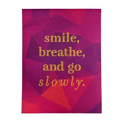 Quotes Chenille Indoor Rug