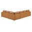 Canapé modulaire en similicuir de 94 po Venie
