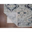Tapis gris noué à la main de conception unique 13 pi 9 po x 17 pi 9 po New Age Virg