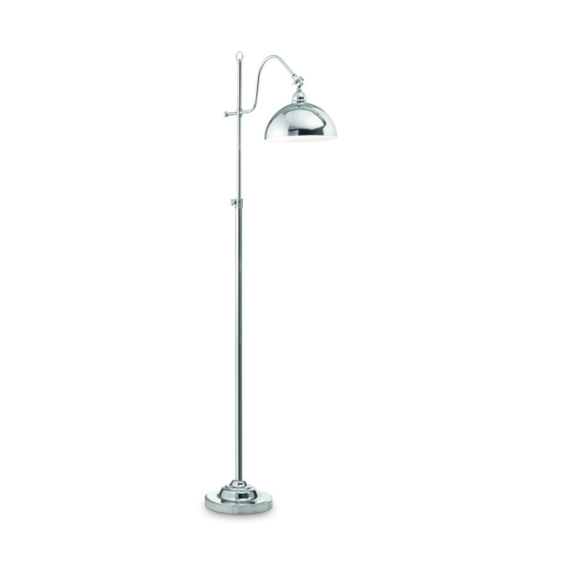 Lampe sur pied en arche/arc 66,14" Javin, Chrome