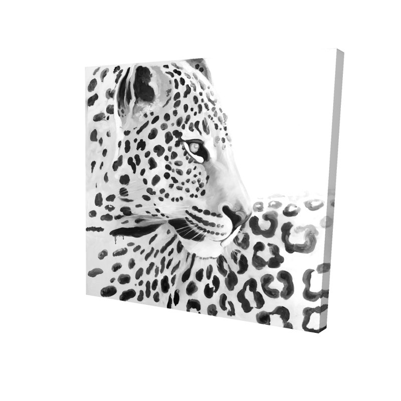Beautiful leopard - White Bedroom Canvas for Home Decor