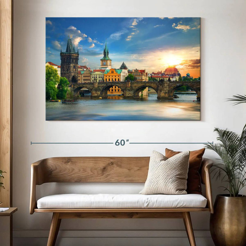 Lilie Charles Bridge, H 34 po x l 51 po
