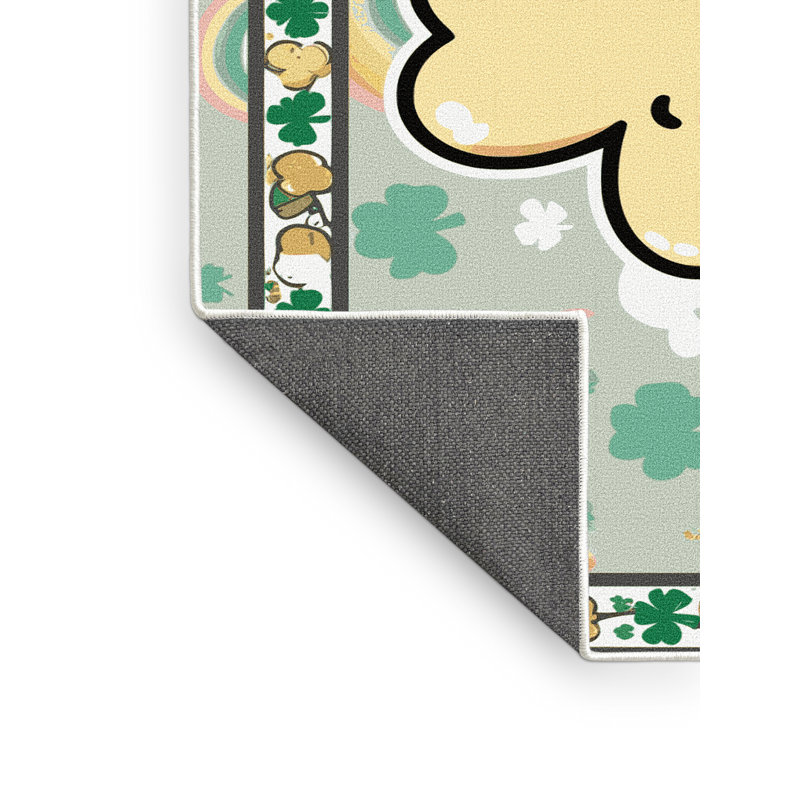 Le tapis des Fêtes du jour de la Saint-Patrick, Rectangle 6 pi x 9 pi