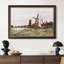 Moulin à vent à Zaandam, 1871 - Claude Monet - Toile encadrée sur mesure-241321484-241321491-241321532