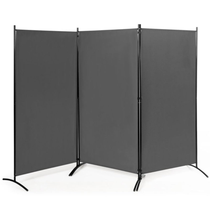 Cloison pliante 3 panneaux l 102,5 po x H 72 po Leveille, Gris