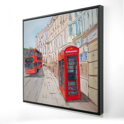 " London Bus And Telephone Booth "