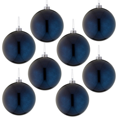 100MM Shatterproof Plastic Shiny Ball 