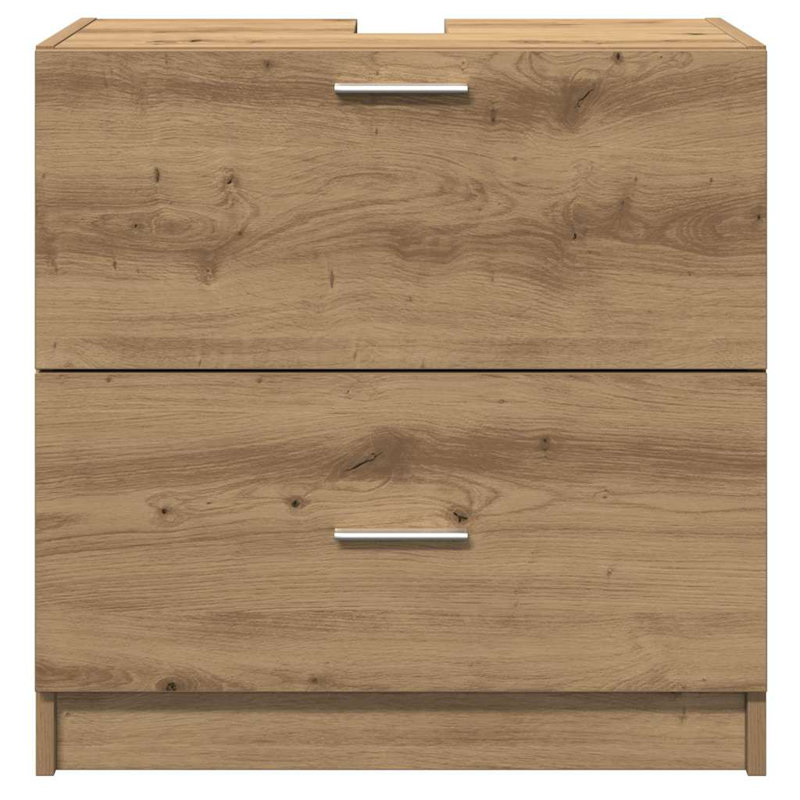 59Cm Single Bathroom Vanity Base Only, Artisan Oak